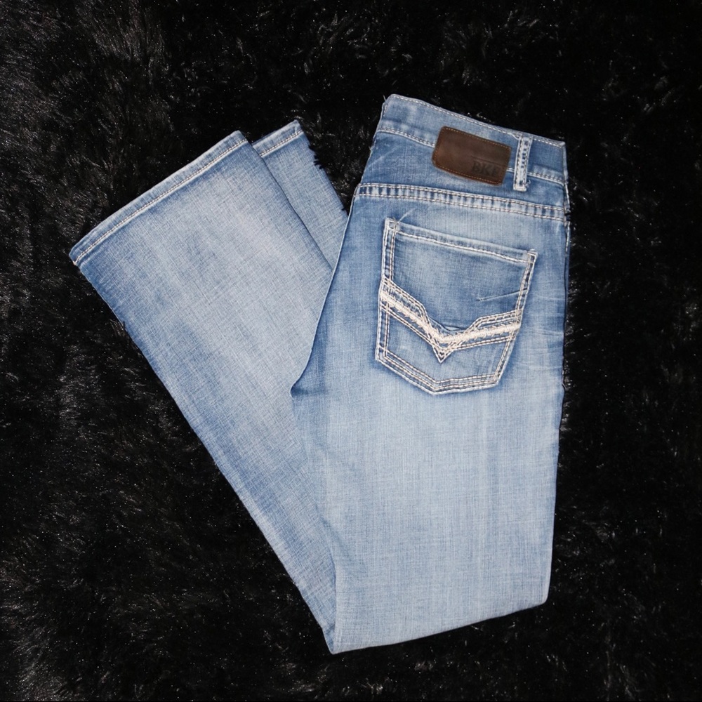 BKE Aiden Slim Fit Boot Stretch 32R (Buckle)